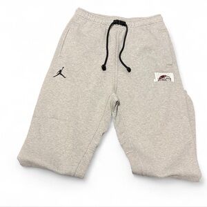 Nike men’s Jordan DNA Fleece Gray Jogger Shorts